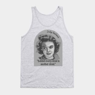 Judy Garland Portrait and Quote Tank Top